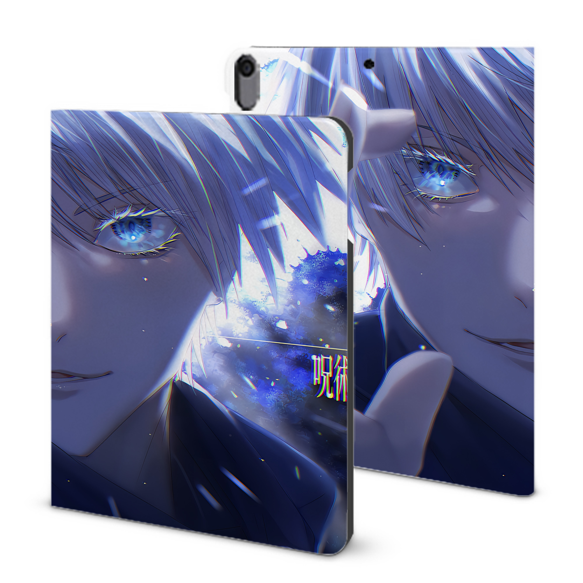（画像用） 呪術廻戦 Jujutsu Kaisen IPad ケース ブック型 PUレザー TPU 耐衝撃 軽量 薄型 ペン収納なし 全面保護 IPad 各モデル対応